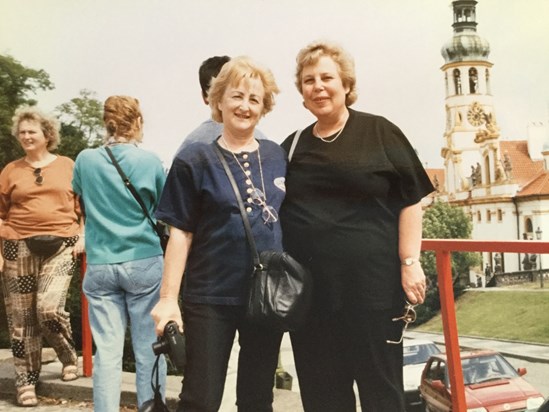 Al and I in Prague 1996