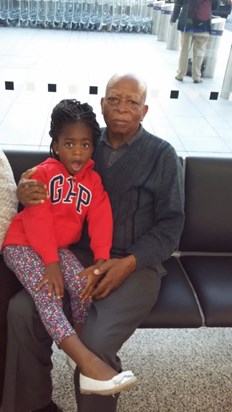 Daddy and grand daughter - Tumi