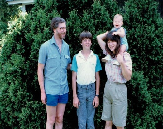 1985, Madison, CT, USA, with Mary Fleming & baby Michael & Sean Porter