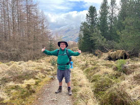 Dad on the West Highland Way 