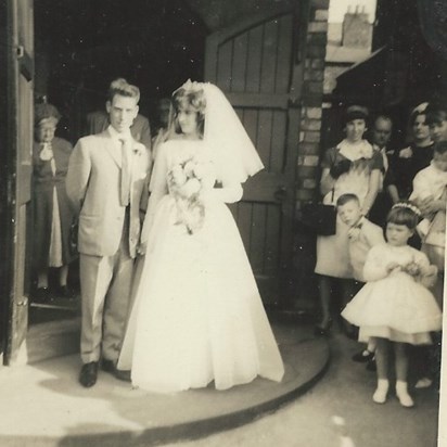 Wedding day - 12th September 1964