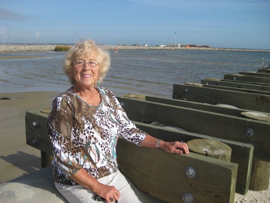 Mum spending time at her favorite place, the beach!