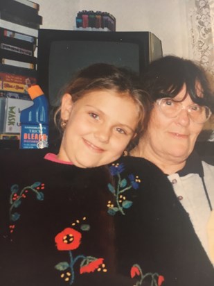 My heart is broken x me and nanny Always and forever x