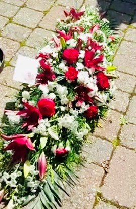 Coffin wreath