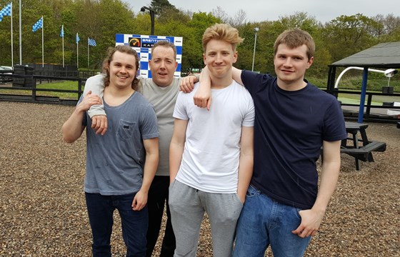 Steve loved his go karting. Especially with his nephews. And he was FAST!!