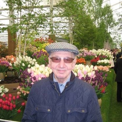 Dad at Chelsea Flower show ❤❤