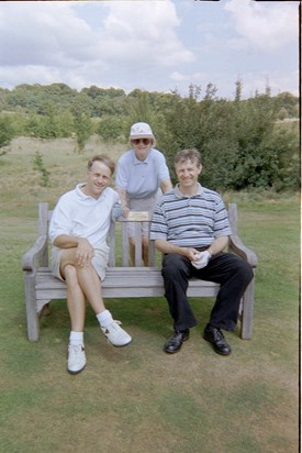 Paying respects on Dad’s bench at Lambourn