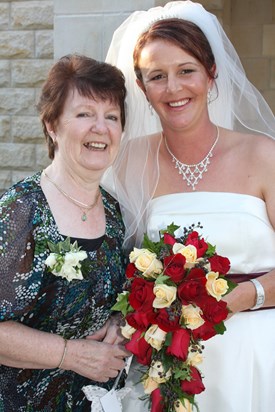 Claire another beautiful bride thanks to her Nan