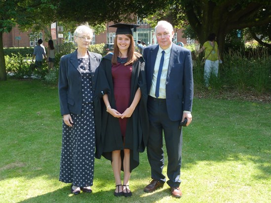 Cathy's graduation, July 2012