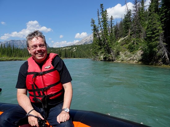 In the Canadian Rockies, on Honeymoon - August 2014.