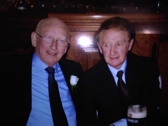 Dad and his dear brother John.