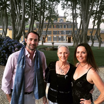 Nicholas, June, Annabelle: Chateau d'Esclans 10th Anniversary, Provence June 2016