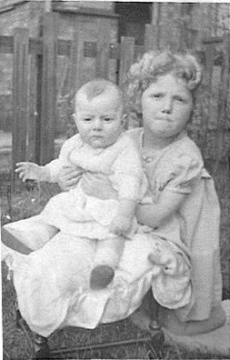 June with baby Roy, 1945