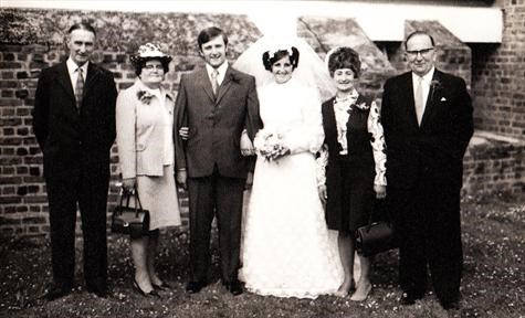 Mum and Dad with their parents