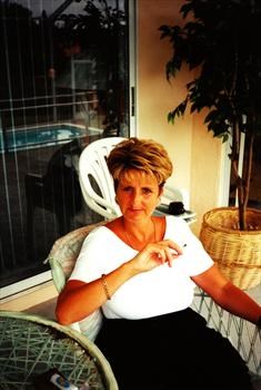 Mum on holiday in Florida 1991