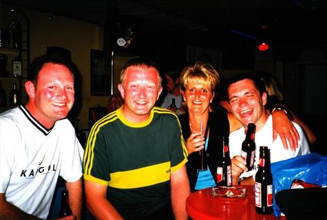 Mum and the boys in Lanzarote