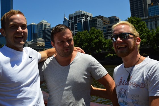 Brothers in arms - Melbourne Christmas 2013.