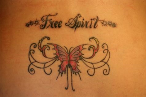 tattoo tribute to my Dad. we always said we were freespirits coz we didnt do what  was expected!!!