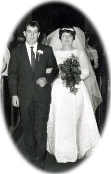 Les & Pat married, 18th September 1965