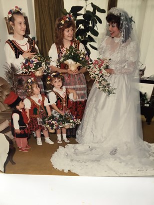 Ania’s wedding day July 1988