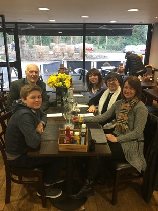 Mother’s Day in Bromley at a local restaurant 