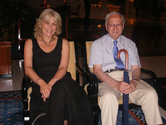 With Sheila in Hong Kong 2008