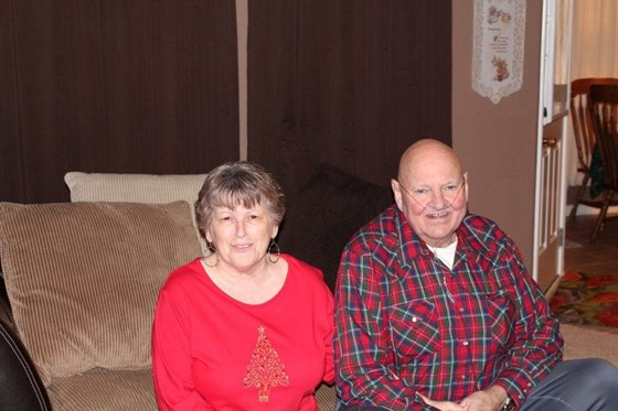 Bud and Jeneene at Christmas 2011