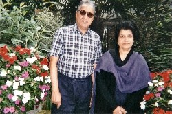 Shafiq & his sister Sanober, London 2003