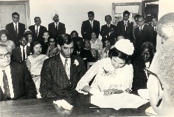 Shafiq & Leana's wedding, Kampala, Feb 1966
