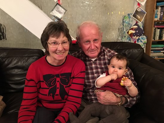 Christmas 2016 Dad Mum and Iris