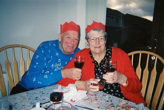 Bob and Jen at Christmas