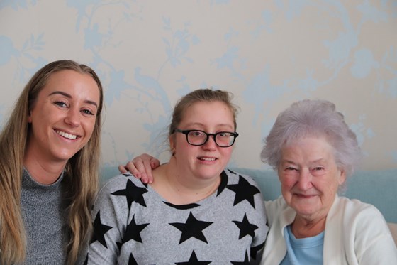 Lisa, Suzanne and Nanny