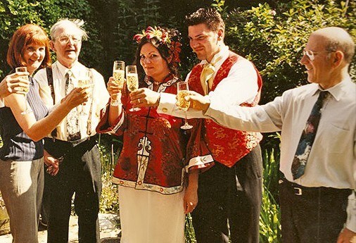 Darryl & Sharon's wedding in Hampshire 2000