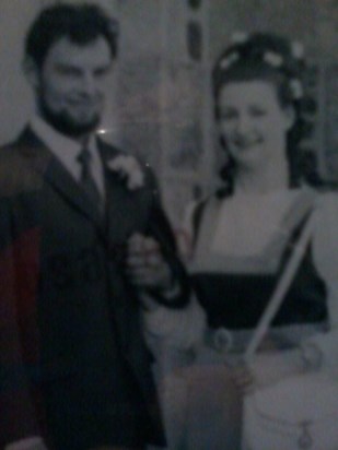 norman & Rosemary on there wedding day