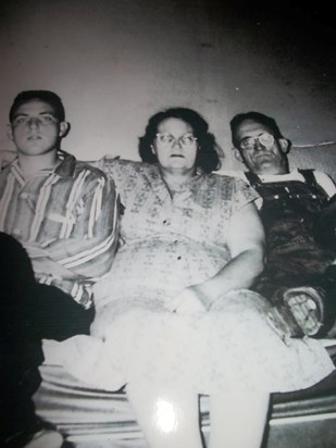 Dad, Grandpa and Grandma Keller