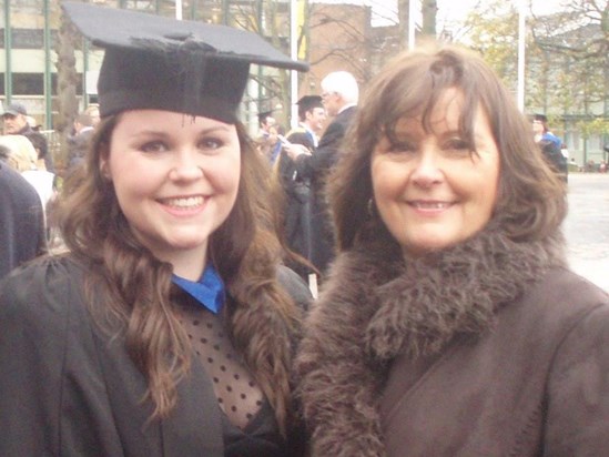 Mum at my graduation