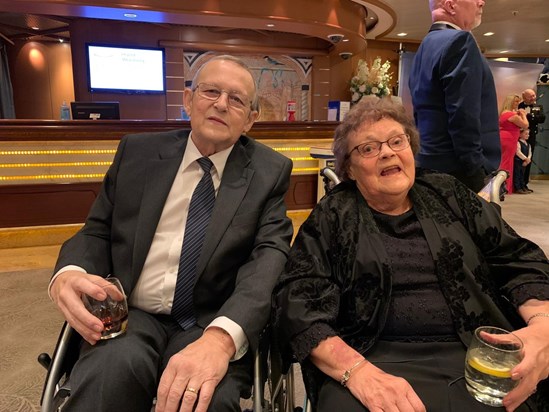 Dave and Ann on the February 2020 Cruise to Amsterdam 