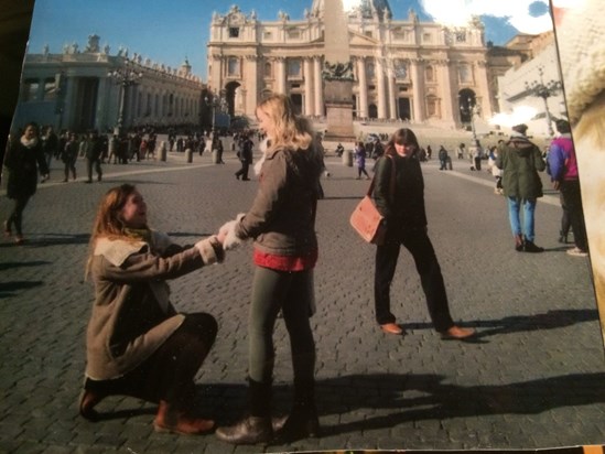 When in Rome, my beloved Ellie! x