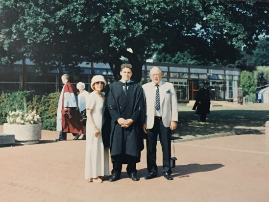 Dan's Graduation in Southampton 1998(ish)