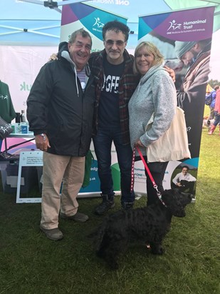 Me and Jill at Dog Fest with Noel 