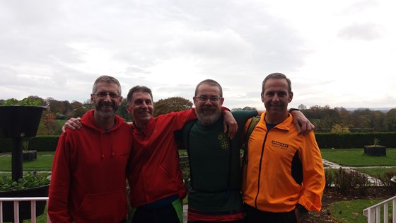 at Abbeydale Grange School this was the first time we had got back together since 1979 and had a great catch up. Such a lovely morning. Left to right, Ian Paramore, Mick Crookes, Lloyd Bevan and Steve obviously. Thoughts and prayers with you all. Ian