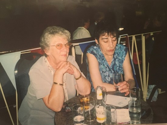 Betty with her Sister in Law Pat