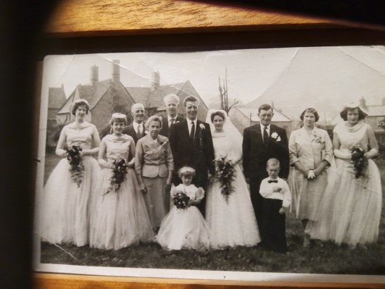 Mum and Dad's wedding 1958