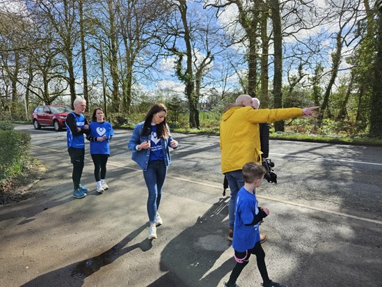 Preparations for ITV Granada before London Marathon 2024