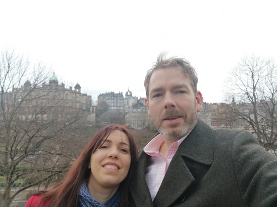 Layla and James in Edinburgh  February 2019