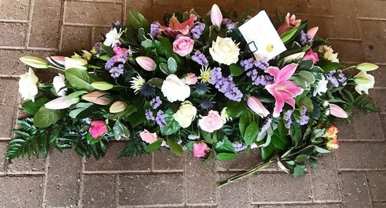 Floral tribute for Betty Catton
