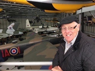 Dad at Duxford with his beloved planes