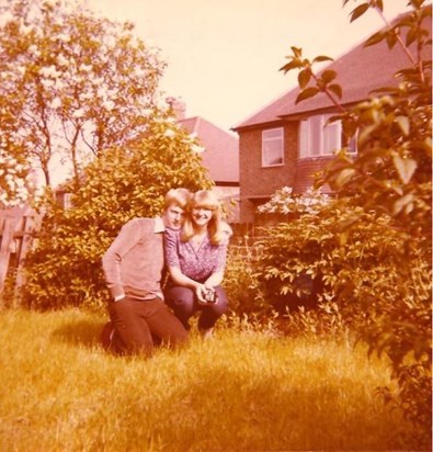 Paul & his sister Jayne during the 1970s'