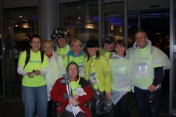 The Christies Night of Neon Walk 2009 - you were there & always smiling, despite the pain. xxxxxx