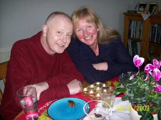 Christmas 2009 - Paul with his sister Jayne xxxx
